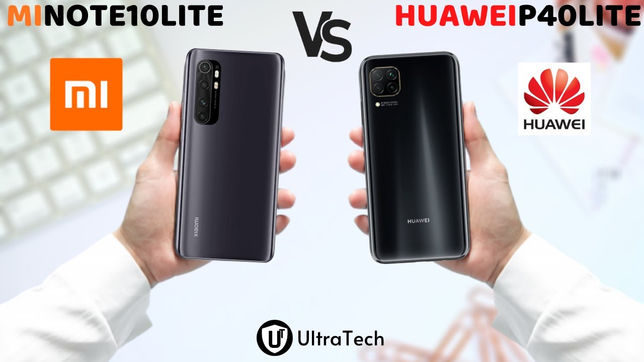 comparatif smartphone : xiaomi mi note 10 lite vs huawei p40 lite