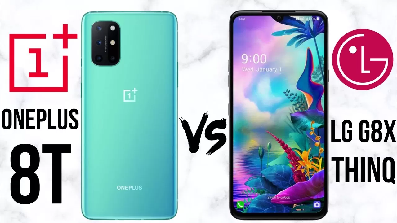 face à face : oneplus 8 pro vs lg g8x thinq